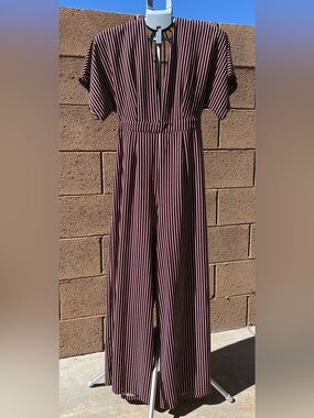 Sadie & Sage Striped Jumpsuit - Red White and Blue